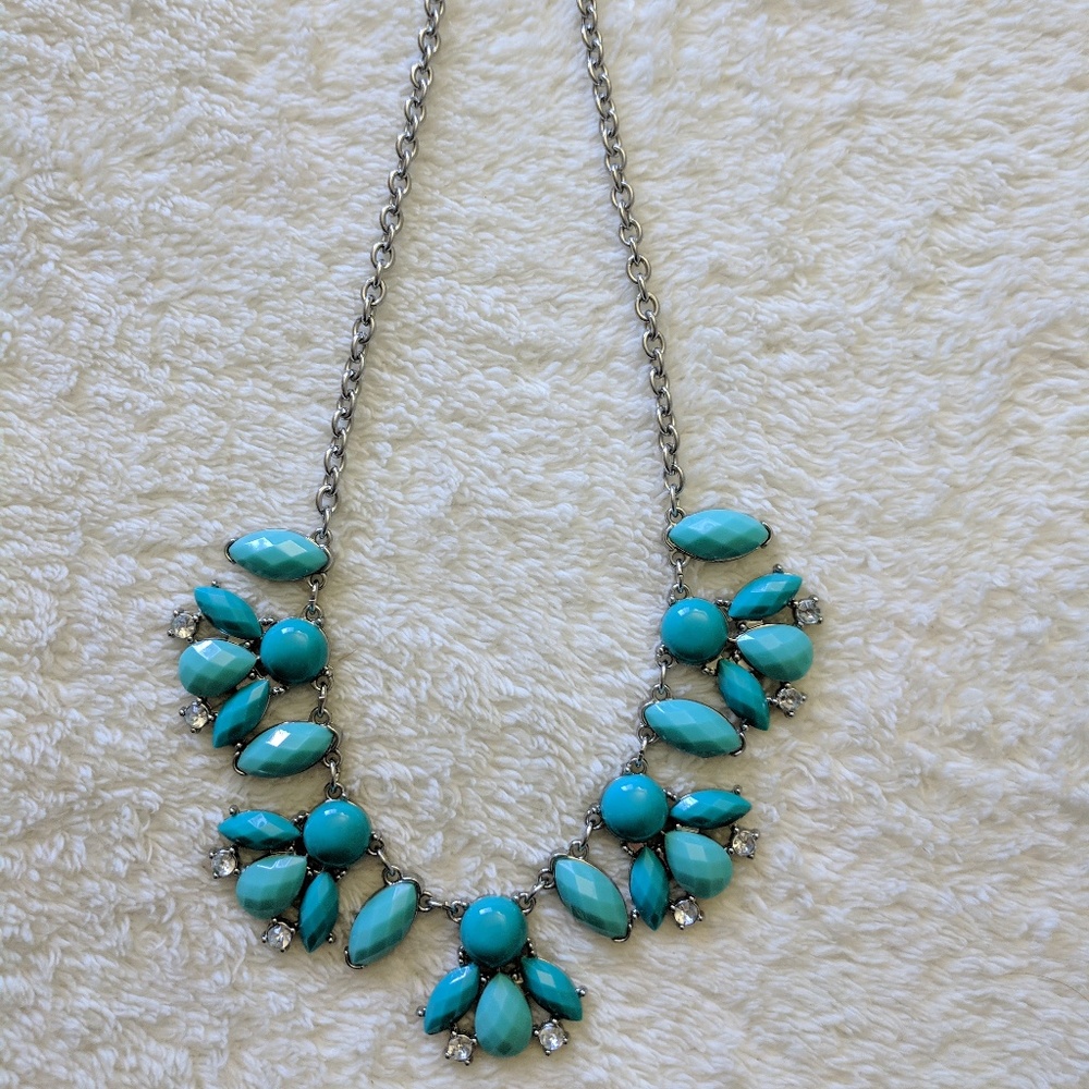 Teal Bubble Necklace